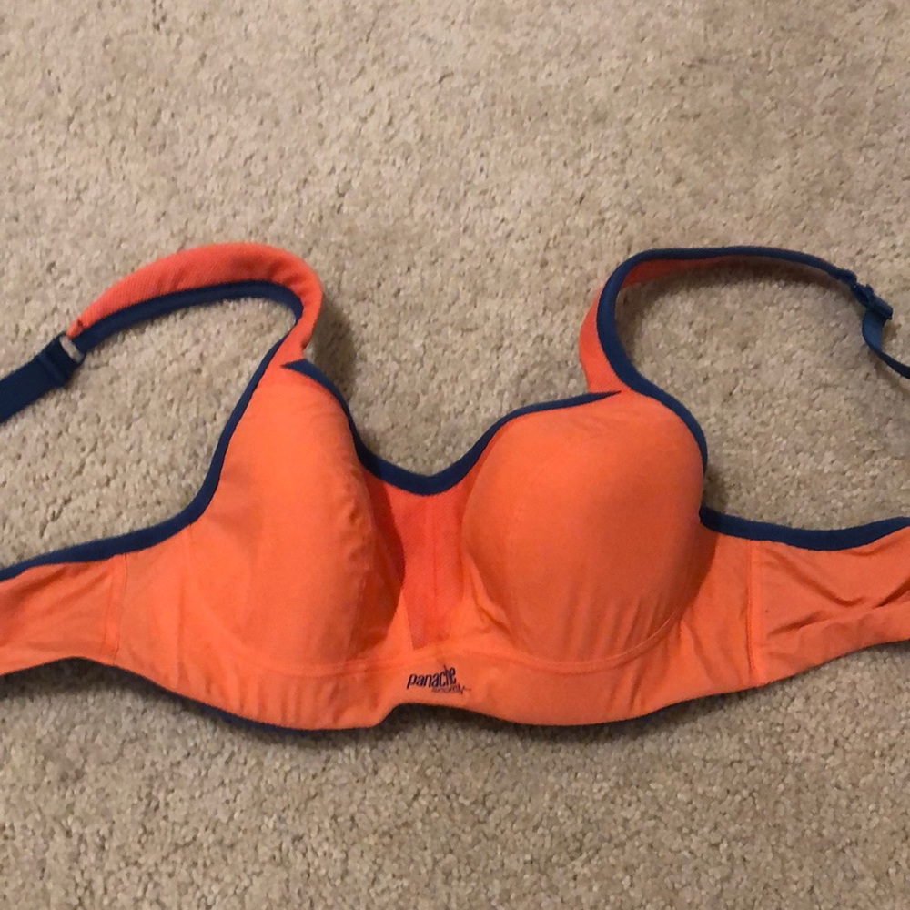 Panache cross back underwire sports bra size 34C
